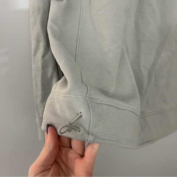 Lululemon French Terry Oversized Long Sleeve Crewneck in Seal Grey - Picture 6 of 11